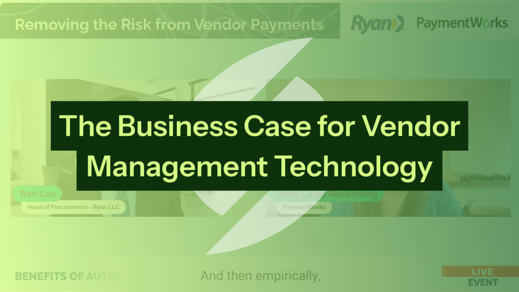 The Business Case for Vendor Management Technology